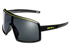 Occhiali Max Wide Nero Giallo Fluo